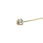 Image 4 of Gold lapel pin, tie pin with rose-cut diamond | Approx. 0.10 ct.