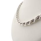 Image 6 of Silver twisted link chain | 42.5 cm