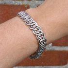 Afbeelding 11 van Zilveren Buddha to Buddha fantasieschakel armband; Nathalie | 18 cm