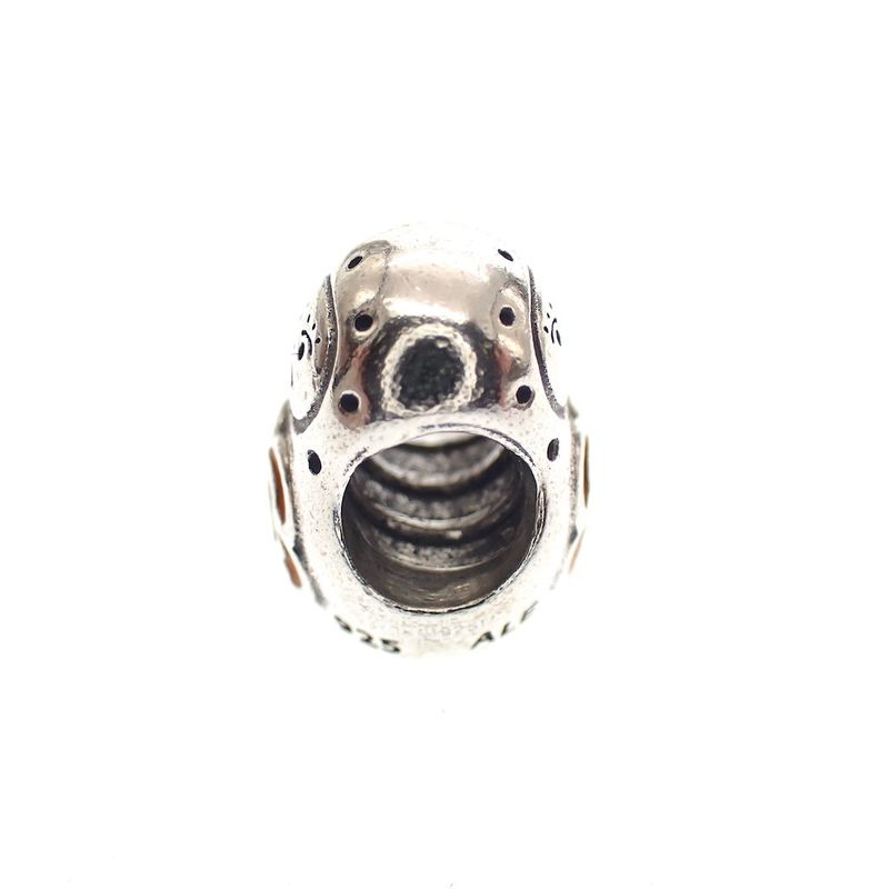 Image 4 of Pandora charm; Silver; Matryoshka