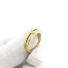 Image 9 of Bicolor Gold Ring with Diamond; 0.11 ct.