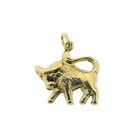 Image 1 of Gold pendant of a bull