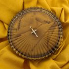 Image 7 of Two-tone gold pendant of a cross with corpus