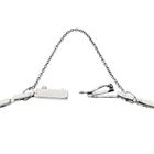 Image 7 of White gold link bracelet with diamond; approx. 1.75 ct.