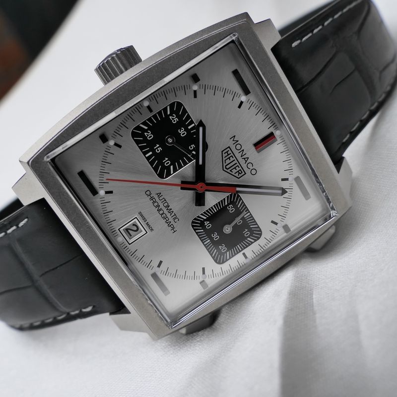 Image 16 of TAG Heuer Monaco Titan Special Edition (500 pieces); Chronograph men's watch