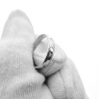 Image 2 of Silver ring with facets