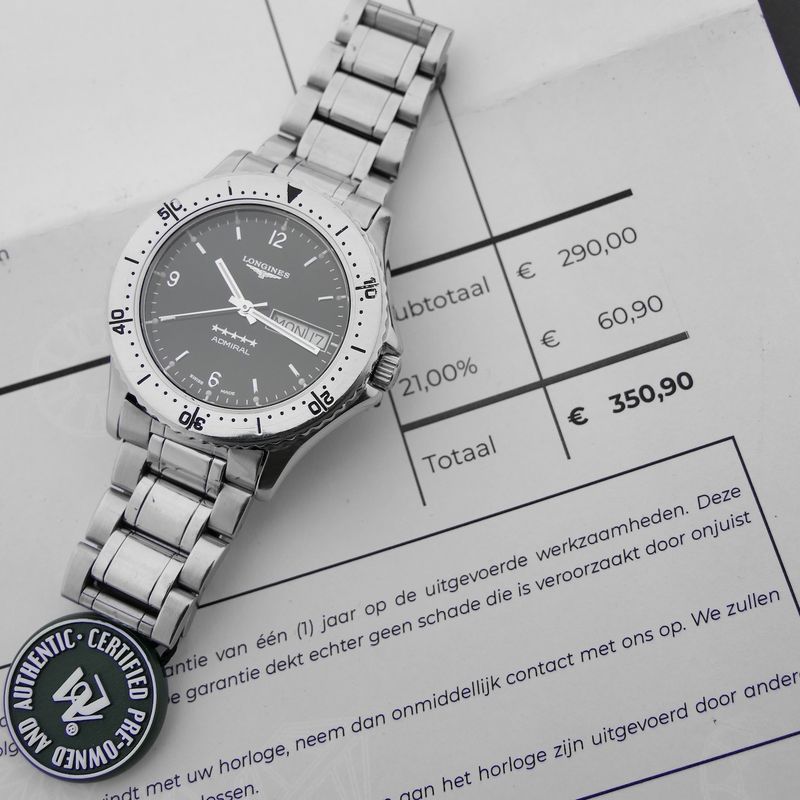 Image 20 of Longines Admiral 7404; Automatic men's watch