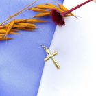 Image 2 of Gold pendant of a cross