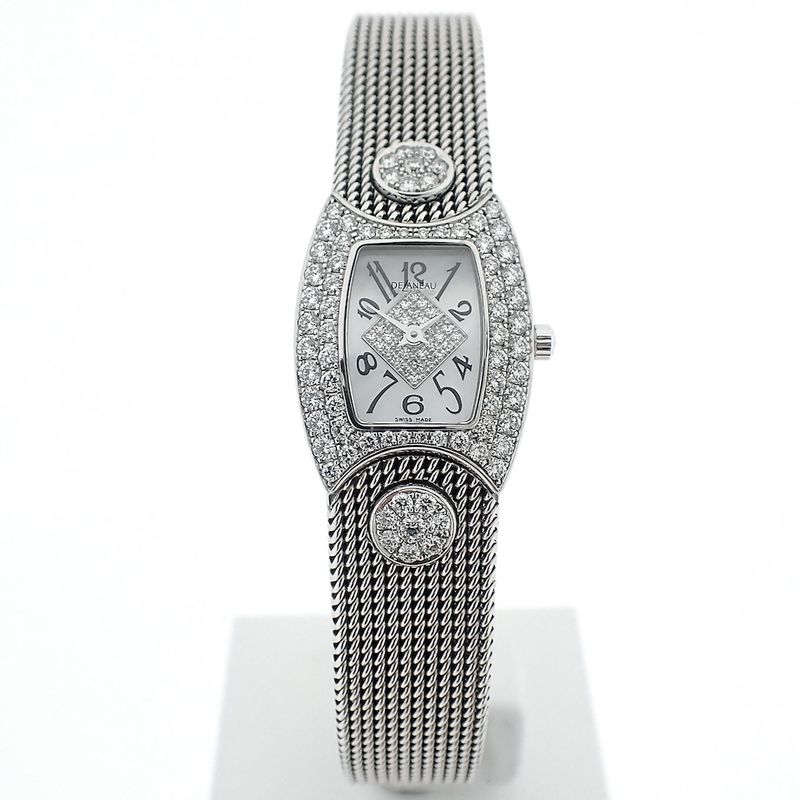 Image 1 of Delaneau 'First Lady'; 18k white gold women's watch with diamonds