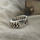 Image 5 of Silver Buddha to Buddha ring chain small