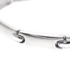 Image 5 of Silver smooth link bracelet | 19 cm