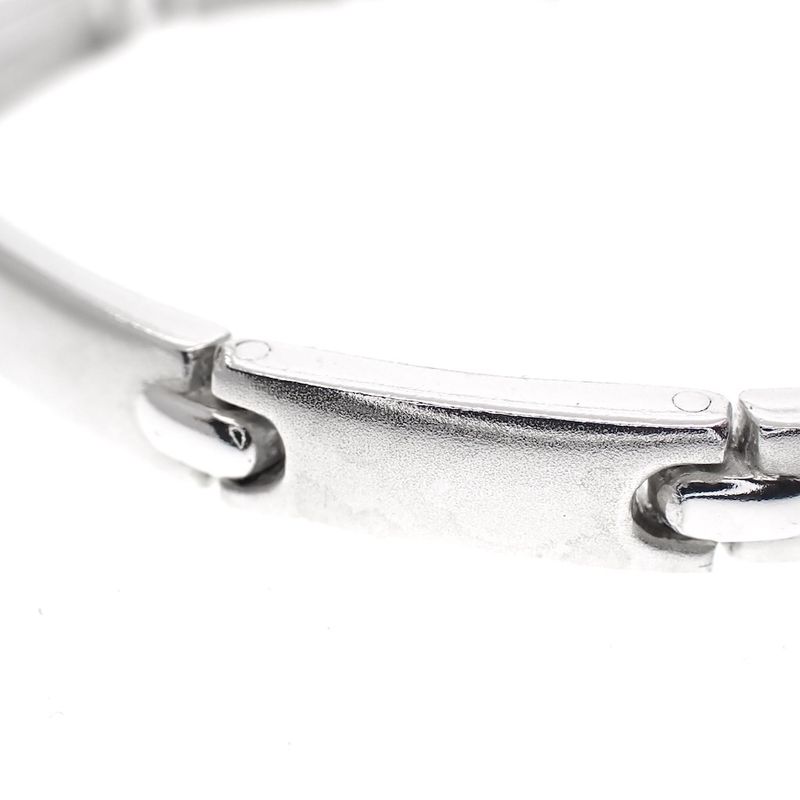 Image 5 of Silver smooth link bracelet | 19 cm