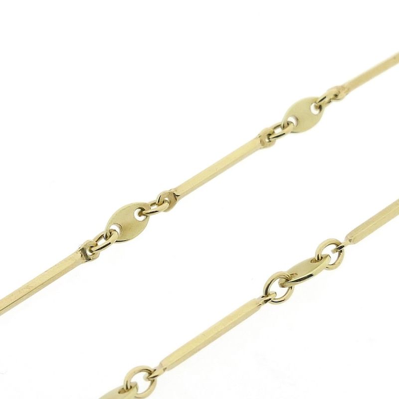 Image 7 of Gold chain with bars | 36.5 cm