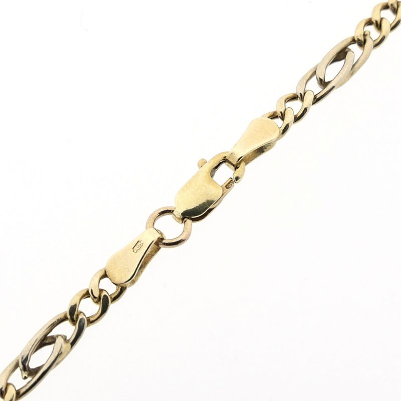 Image 5 of Two-tone gold gourmet/fantasy link chain