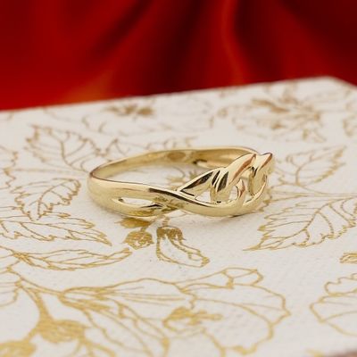 Image 2 of Golden abstract fantasy ring
