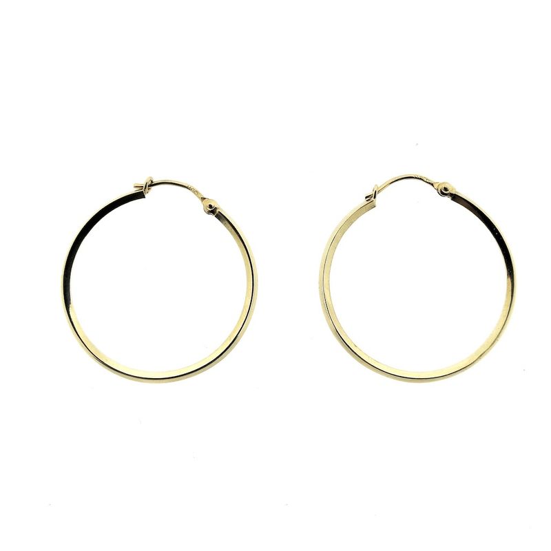 Image 7 of Gold earrings | Ø 29 mm