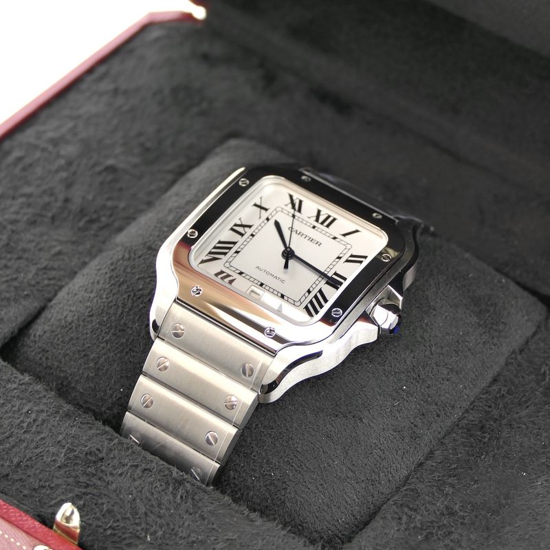 Image 17 of Cartier Santos 'Large' 4072 WSSA0018; Automatic men's watch