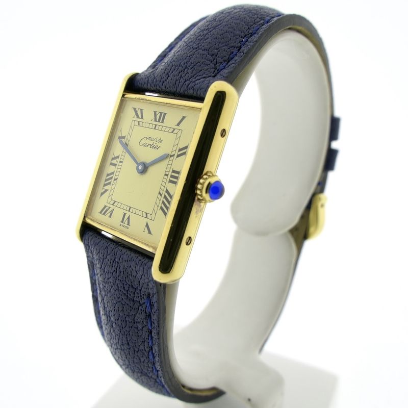 Image 2 of Cartier Tank 'Vermeil'; Women's watch