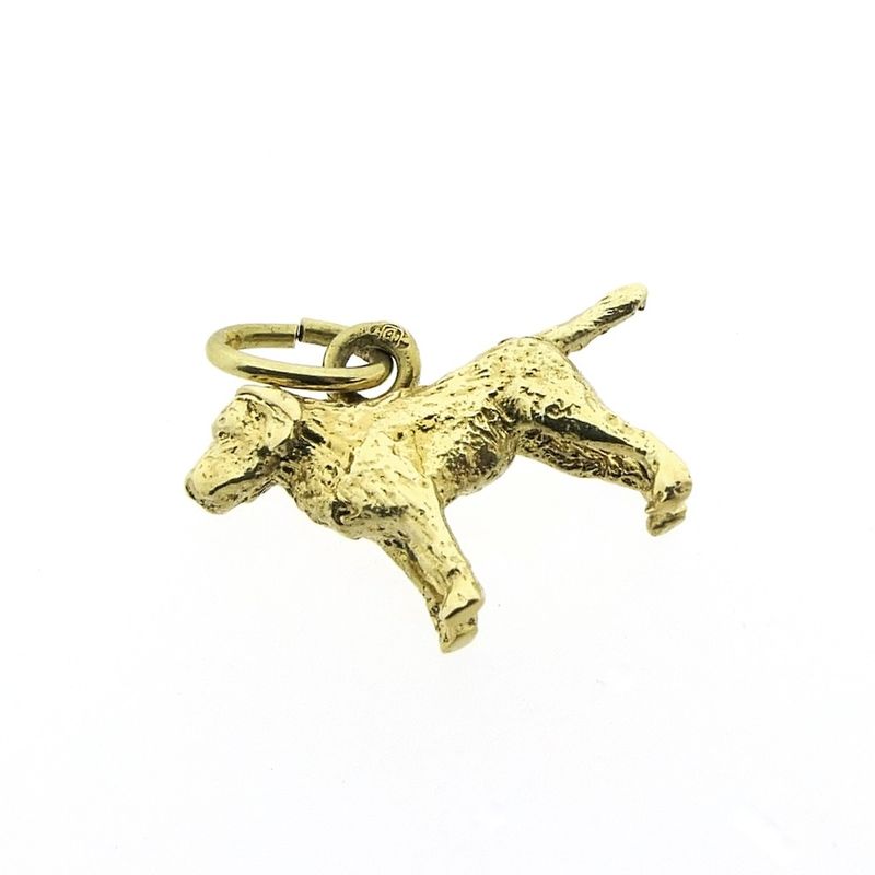 Image 5 of Gold pendant of a dog