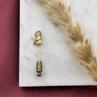 Image 9 of Gold lapel pin, tie pin of an Arab