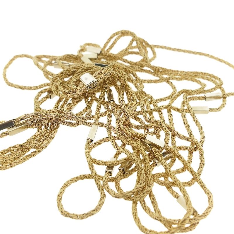 Image 12 of Two-tone gold fantasy link chain