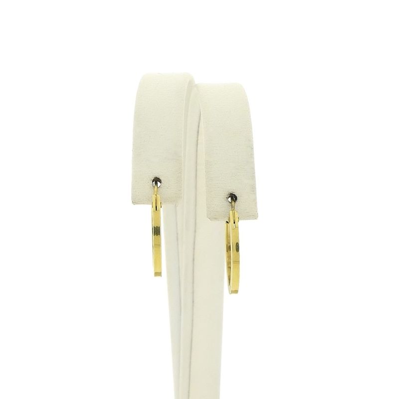 Image 3 of Gold subtle earrings | Ø 16.0 mm