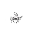 Image 1 of Silver charm; Taurus