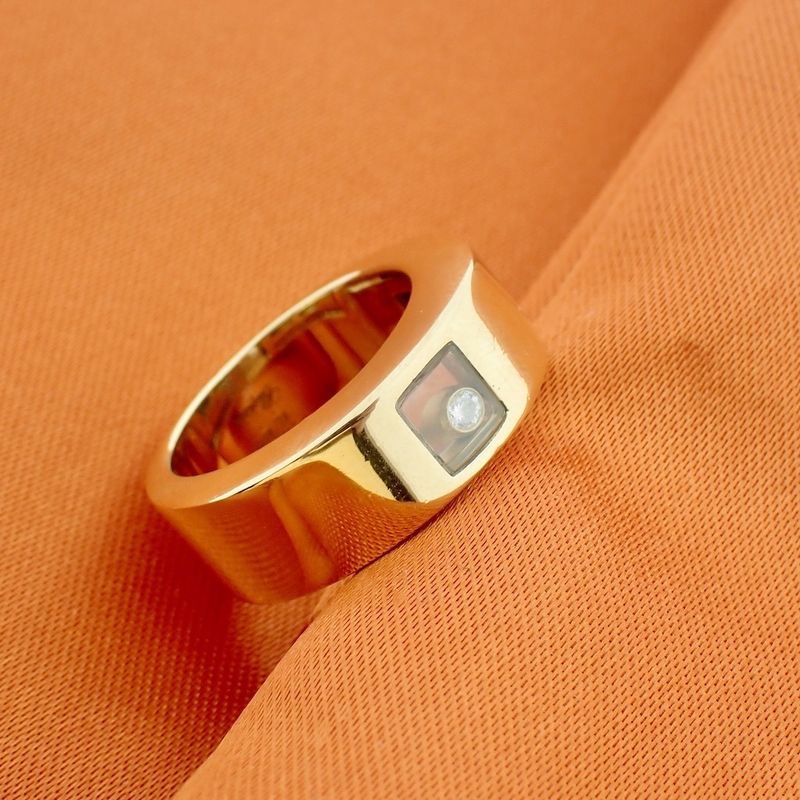 Image 6 of Chopard gold ring with diamond 0.05 ct.