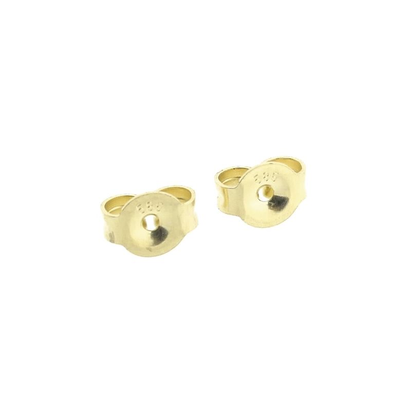 Image 6 of Two-tone gold stud earrings