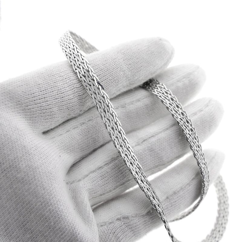 Image 5 of White gold fantasy link chain.
