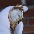 Image 39 of Rolex Day-Date 36mm 'Diamond Dial' 118238; 18k. Gold watch in full set