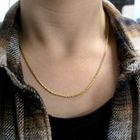 Image 8 of Gold Cardano link necklace