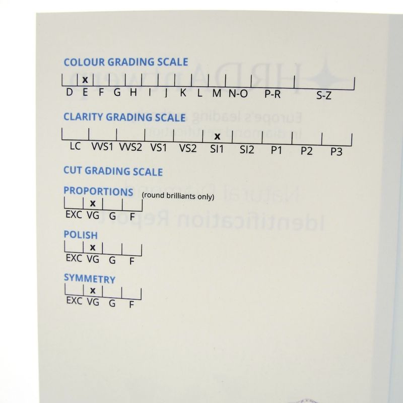Image 9 of 0.18 ct. Brilliant cut diamond E/SI1 + HRD Certificate - Natural diamond