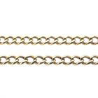 Image 5 of Gold gourmet link chain | 52 cm