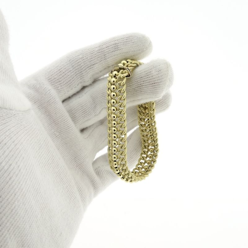 Image 8 of Golden fantasy link bracelet | 18 cm