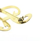 Image 7 of Gold letter brooch; letter R