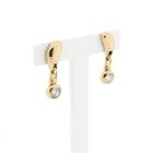 Image 3 of Gold Earrings with Zirconia