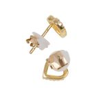 Image 4 of LOX; Safety clasps for earrings; gold-colored (2 pairs)
