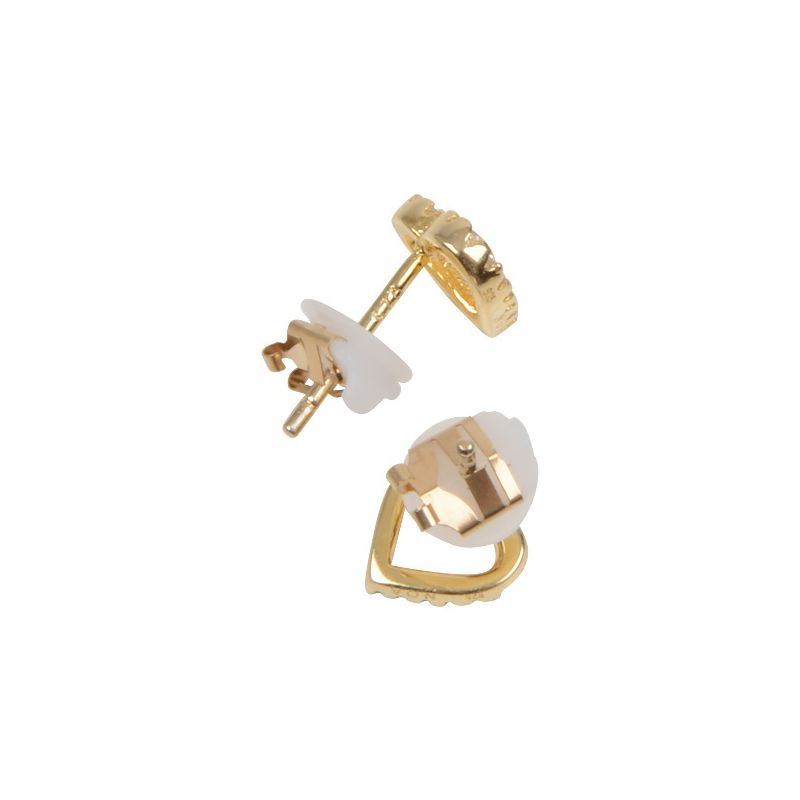 Image 4 of LOX; Safety clasps for earrings; gold-colored (2 pairs)