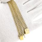 Afbeelding 9 van Vintage gouden fantasie schakelarmband | 20,5 cm