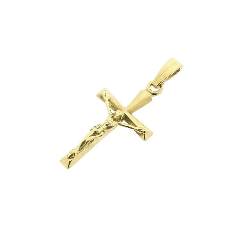 Image 3 of Gold pendant of a cross with corpus