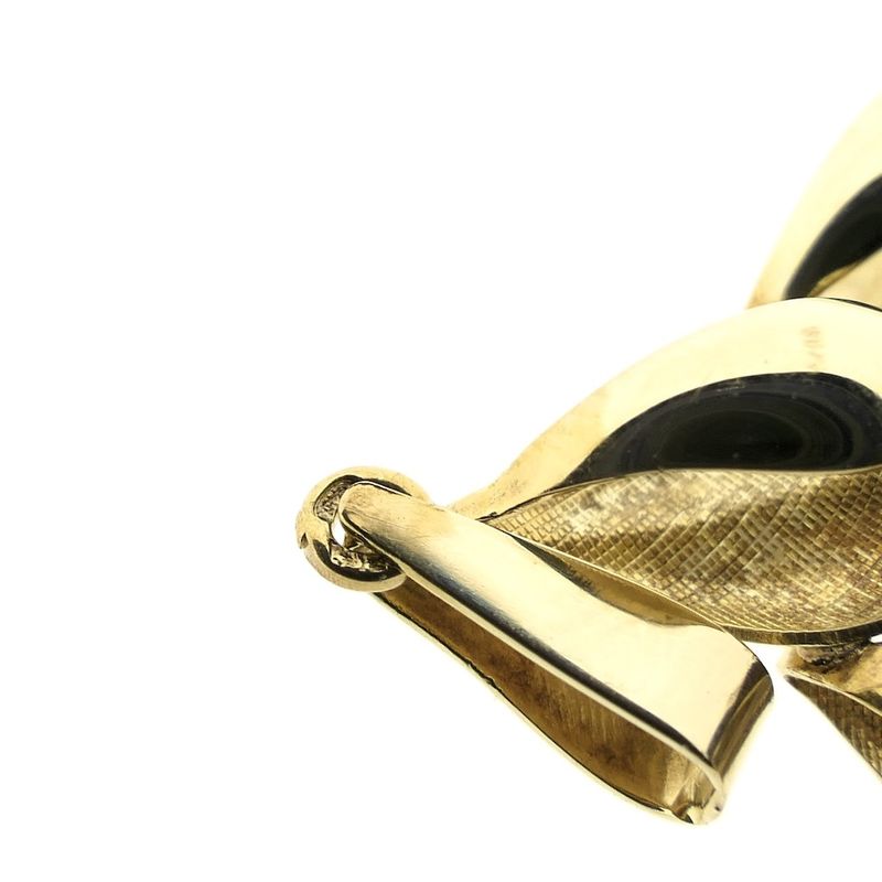 Image 3 of Golden abstract pendant