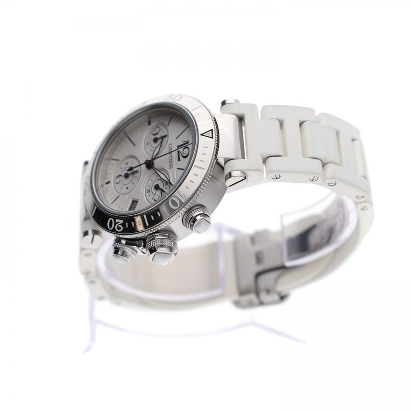 Image 6 of Cartier Pasha Seatimer 3129 Chronograph Watch