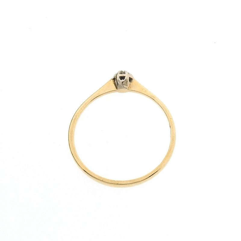 Image 6 of Gold solitaire ring with 0.02 ct. diamond | Desiree