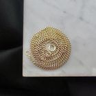 Image 6 of Gold gourmet link chain | 52 cm