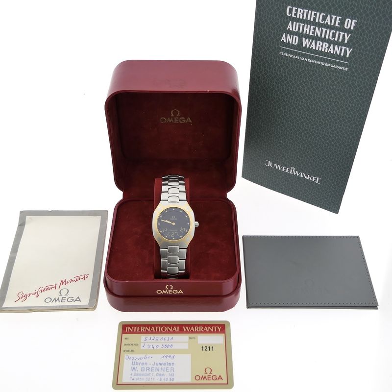 Image 4 of Omega Seamaster Polaris Multifunction 2540.50.00; Vintage analog/digital watch