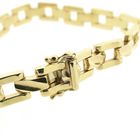 Image 3 of Gold Bismarck link bracelet | 18.5 cm