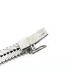 Image 5 of 18K white gold link bracelet with diamond; 0.55 ct. | 18.5 cm