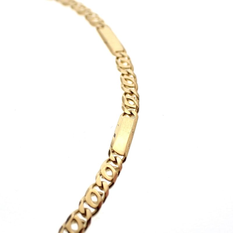 Image 5 of 18K Gold Bracelet with Plate | 18 cm