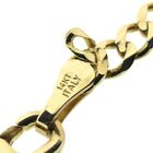 Image 6 of Gold flat gourmet link chain | 46.5 cm